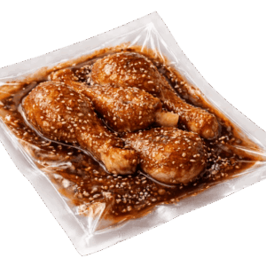 Pollo con mole al alto vacío
