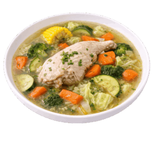 Caldo de pollo con verduras (Paq. Quinena perfecta)