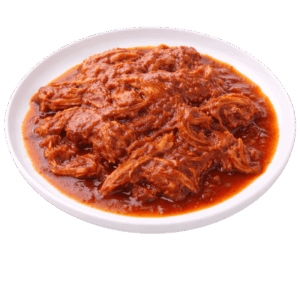Lomo en salsa roja (Menú individual)